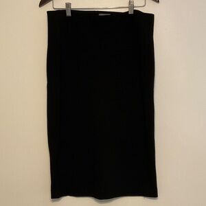 VINCE CAMUTO Elegant Black Pencil Skirt